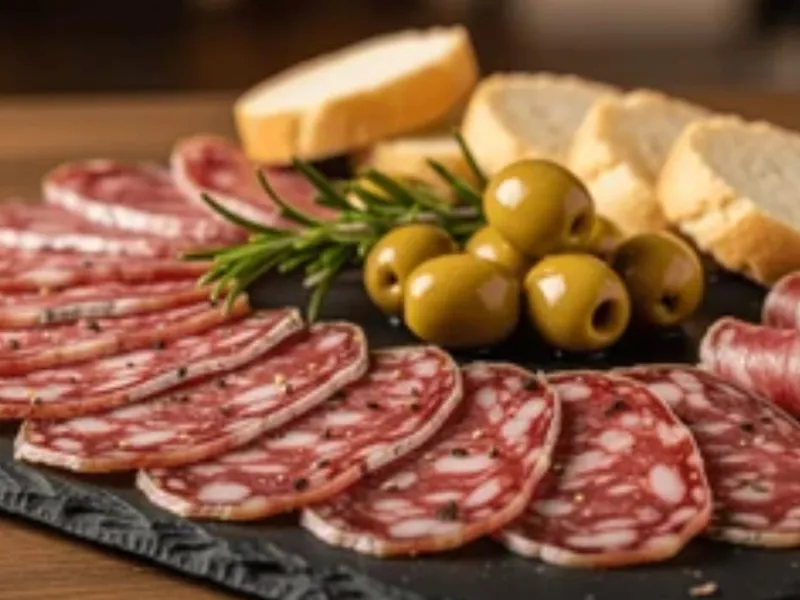Panier L’apéritif à deux — mortadelle, salami, pecorino, olives
