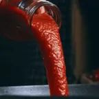 Sauce tomate della casa — spécialité italienne servie au marché